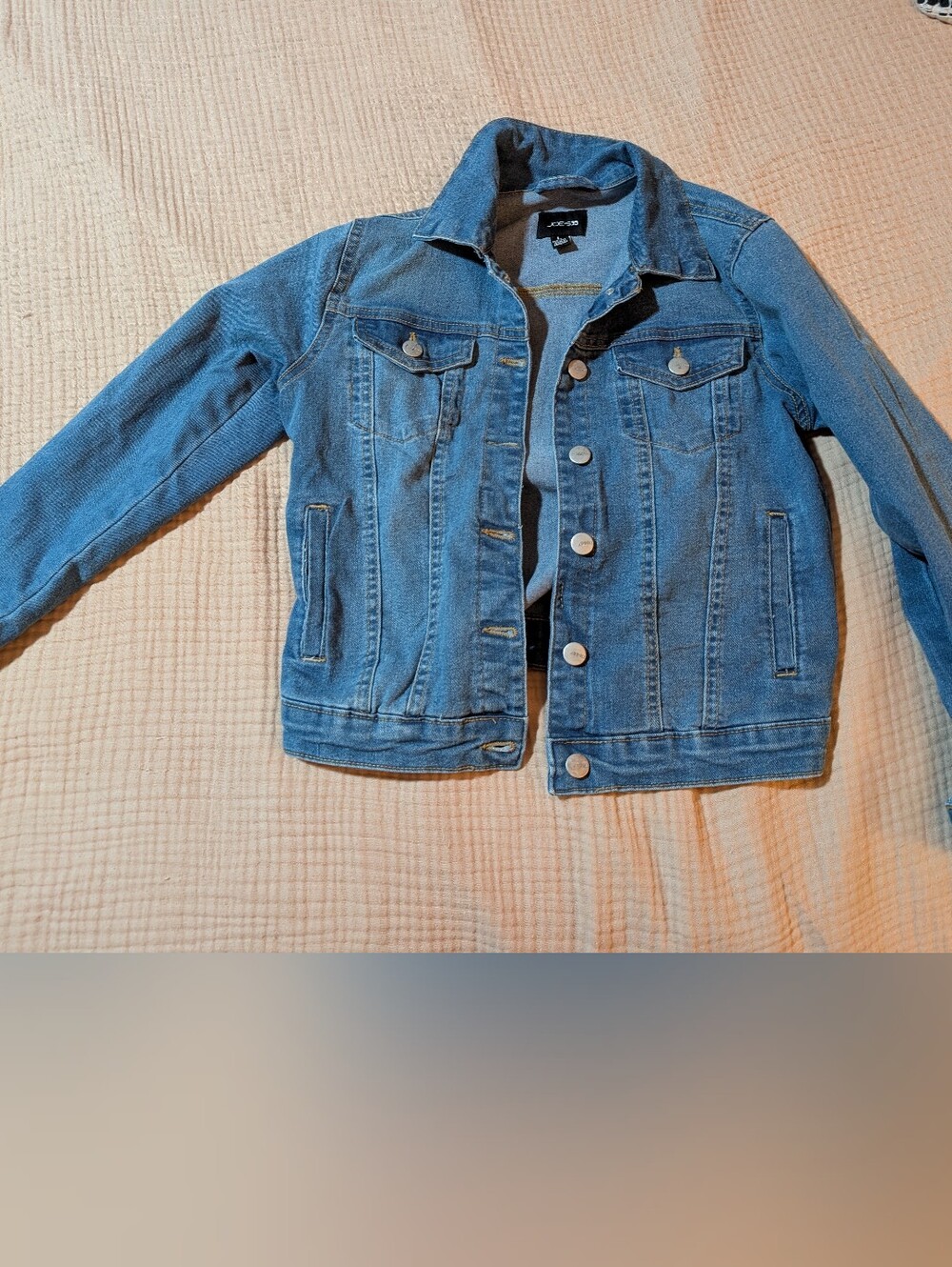 Classic Joe's Blue Denim Girls Jacket, L 12/14